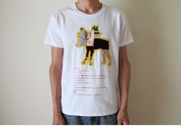 ケルベロスのパッチワークのＴシャツ。（ギリシャパッチワークＴシャツ）
